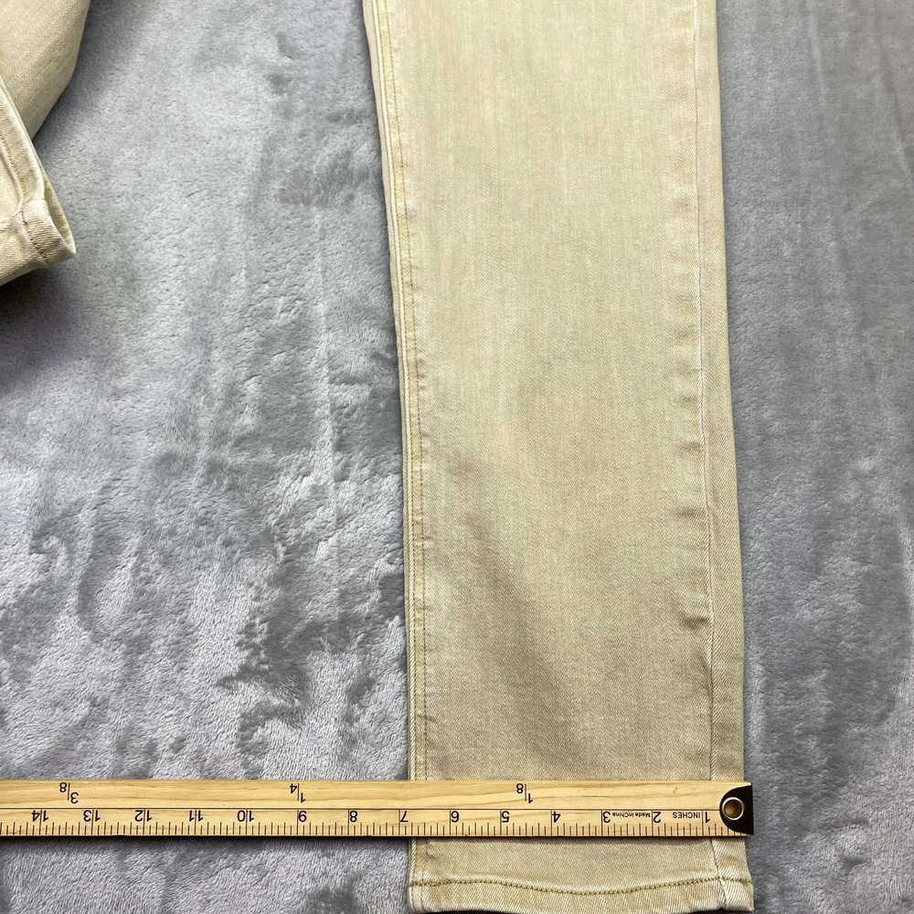 Marine Layer Mens 5 Pocket Athletic Fit Twill Pant Khaki Tan Sz 32 Fits 29" - Picture 10 of 11
